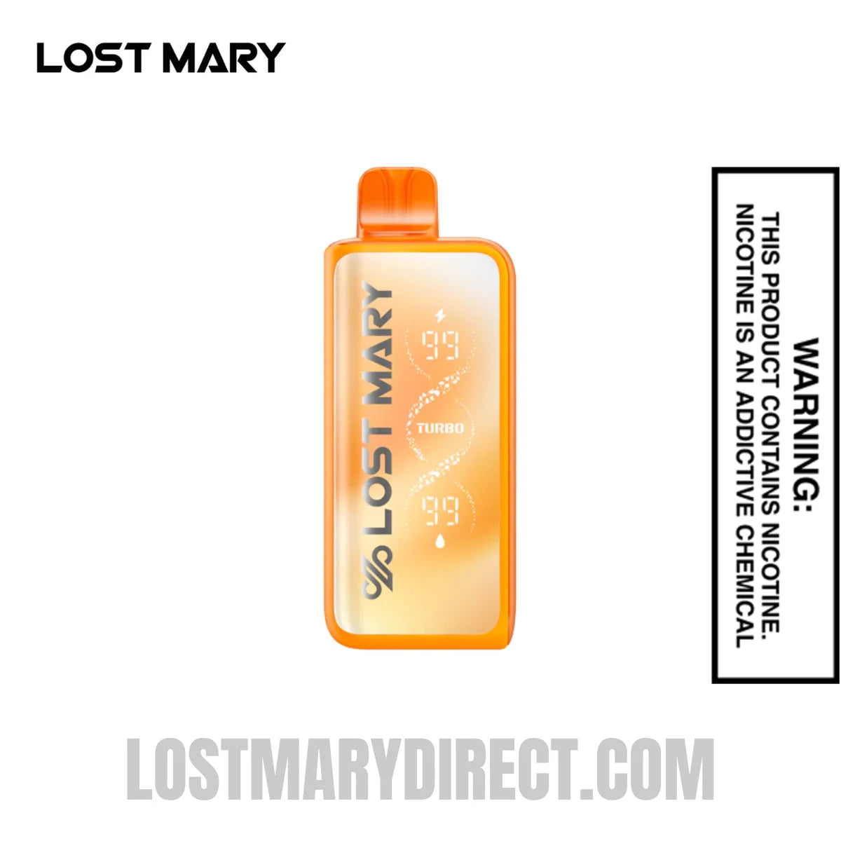 Orange Pixy Lost Mary MT35000 Turbo Disposable Vape