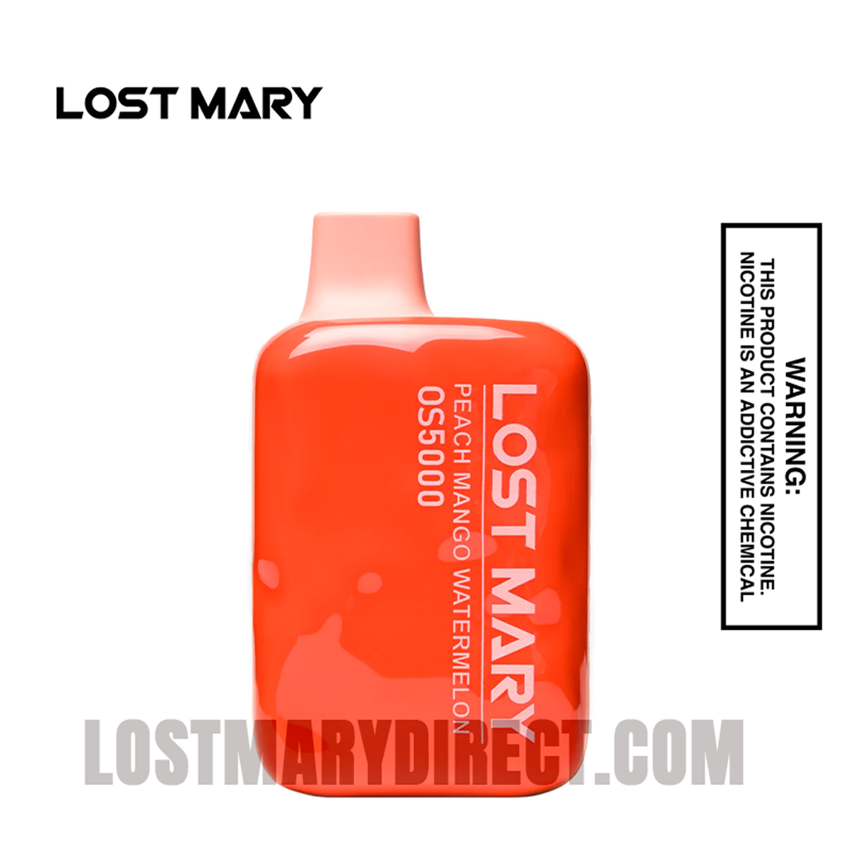 Peach Mango Watermelon Lost Mary OS5000 Disposable Vape