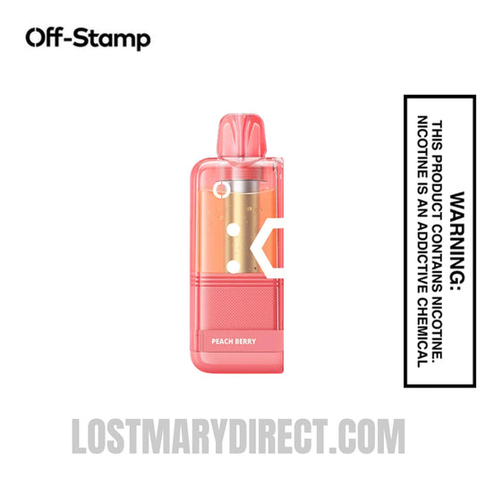 Peach Berry Off Stamp X Cube Crystal Cube 35K Vape Pod