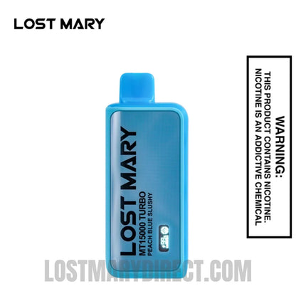 Peach Blue Slushy Lost Mary MT15000 Turbo Vape