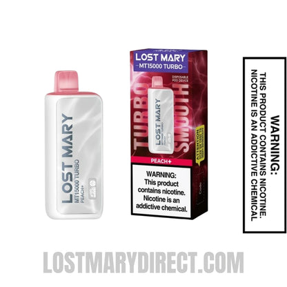 Peach+ Lost Mary MT15000 Turbo Vape With Package Box