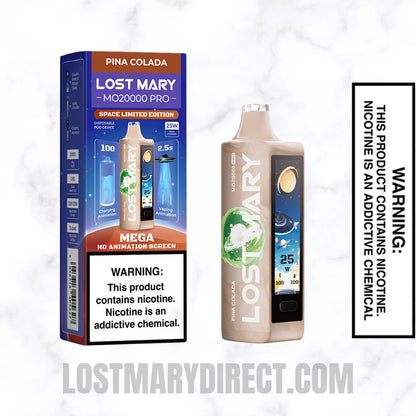 pina colada vape flavor Pina Colada Lost Mary MO20000 PRO