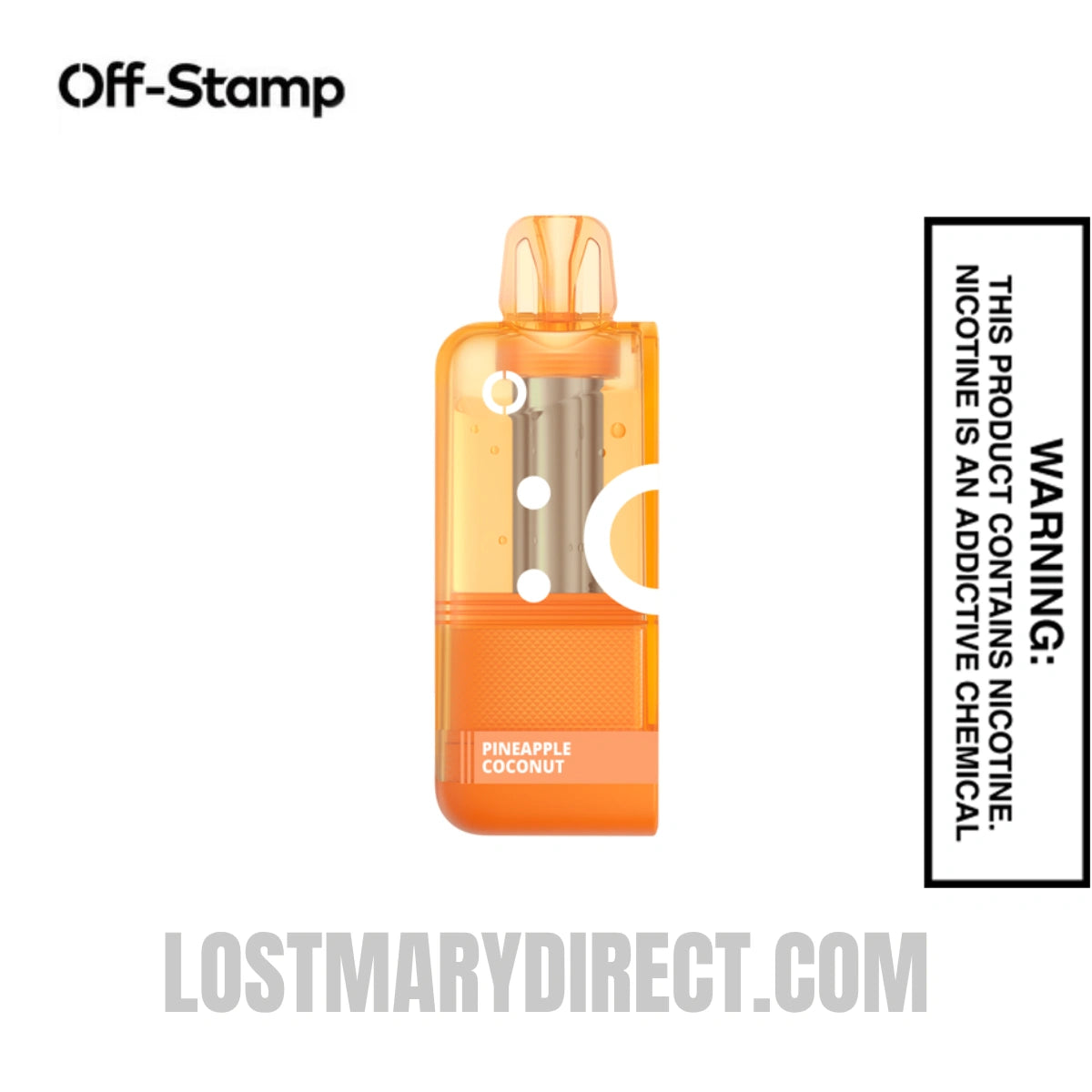 Pineapple Coconut Off Stamp X Crystal Cube 35K Disposable Vape Pod