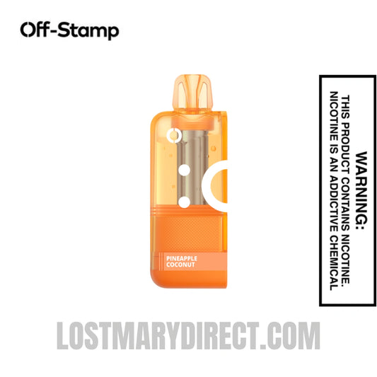 Pineapple Coconut Off Stamp X Crystal Cube 35K Disposable Vape Pod