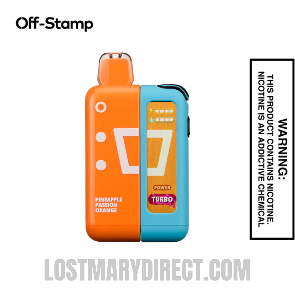 Pineapple Passion Orange Off Stamp X Cube 25K Vape Kit