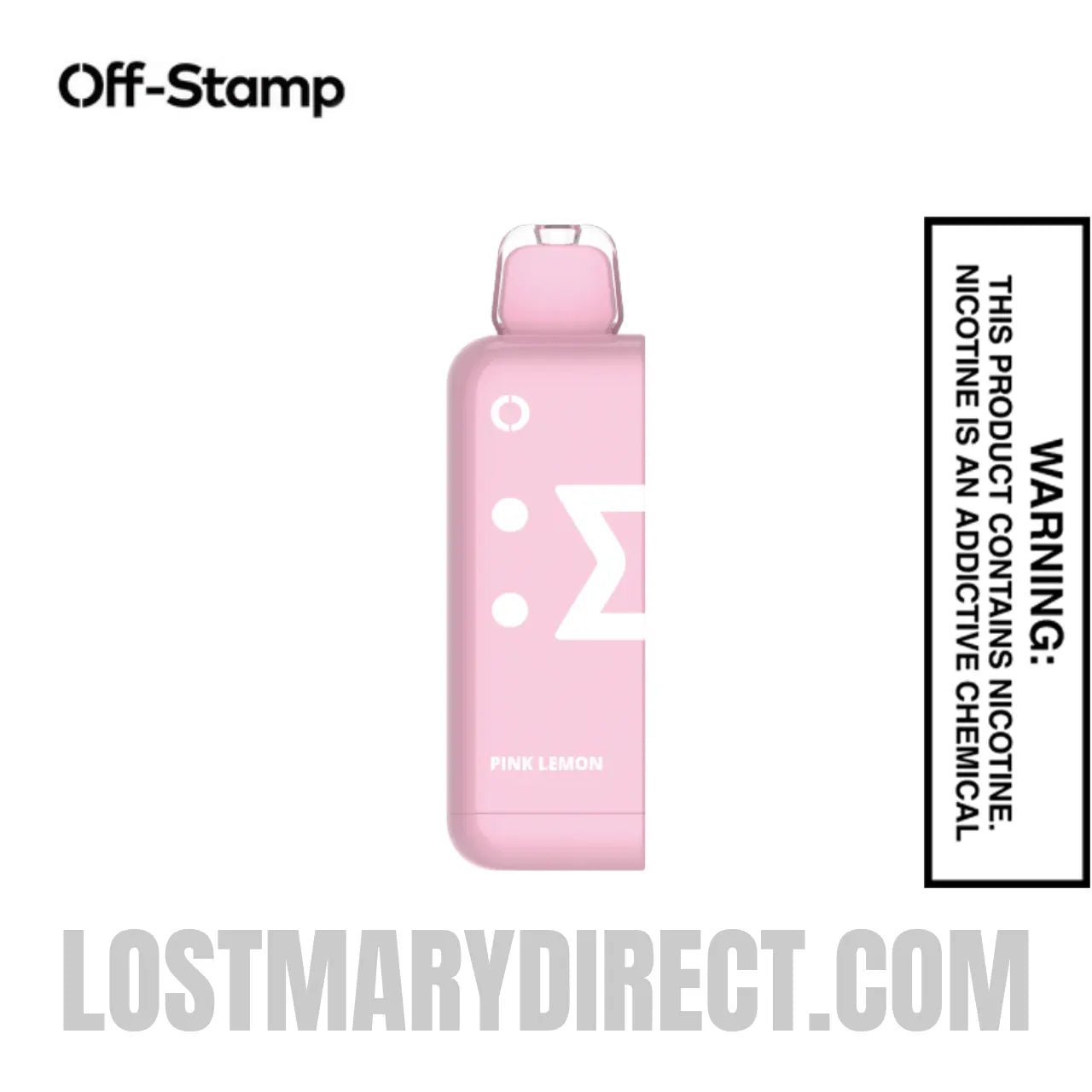 Pink Lemon Off Stamp Classic Cube 25K Disposable Pod