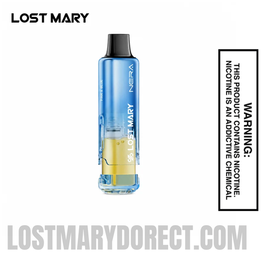 Pink & Blue Lost Mary Nera Fullview 70K Disposable Vape Pod