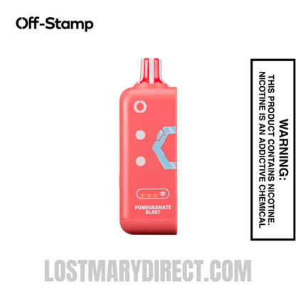 Pomegranate Blast Off Stamp Ice Cube 25K Disposable Pod