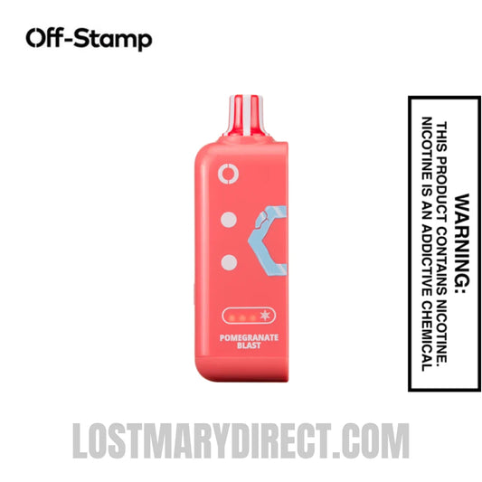 Pomegranate Blast Off Stamp Ice Cube 25K Disposable Pod