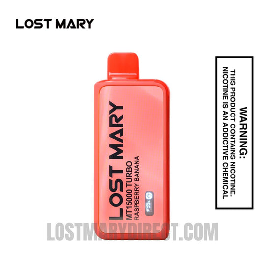 Raspberry Banana Lost Mary MT15000 Turbo Vape