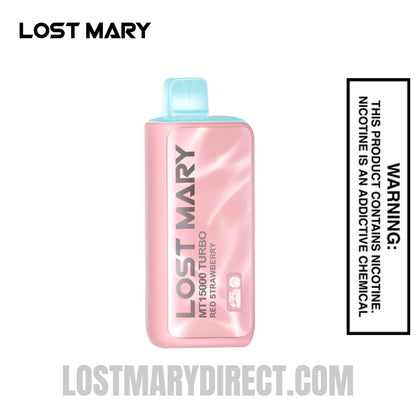 Red Strawberry Lost Mary MT15000 Turbo Vape Red Strawberry Lost Mary MT15000 Turbo Vape