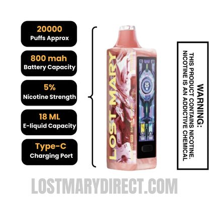 Red Wave Lost Mary MO20000 PRO Super Edition Vape Red Wave Lost Mary MO20000 PRO Super Edition Vape