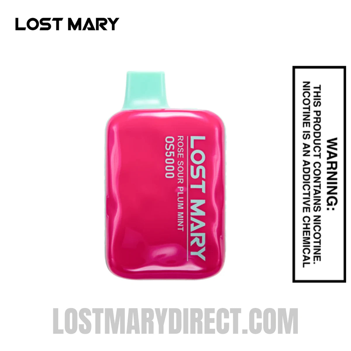Rose Sour Plum Mint Lost Mary OS5000 Disposable Vape