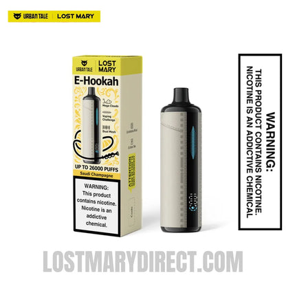 Saudi Champagne Lost Mary x Urban Tale E-Hookah Disposable Vape With Package Box