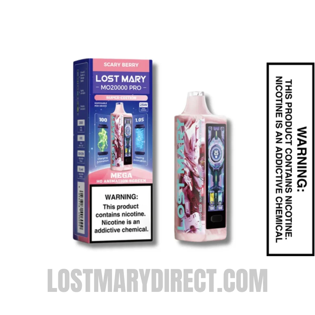 Scary Berry Lost Mary MO20000 PRO with Package Box