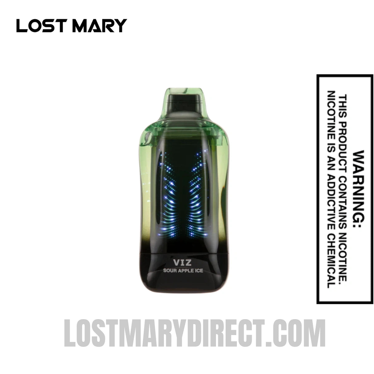 Sour Apple Ice Lost Mary VIZ 55K Disposable Vape