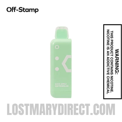 Sour Apple Watermelon Off Stamp Classic Cube 25K Disposable Pod