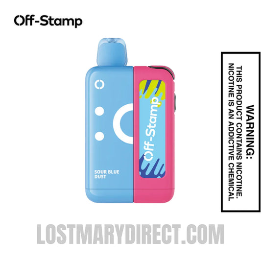 Sour Blue Dust Off Stamp X-Cube 25K Disposable Vape Kit