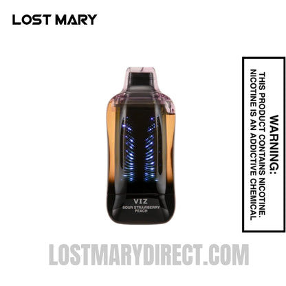 Sour Strawberry Peach Lost Mary VIZ 55K Disposable Vape