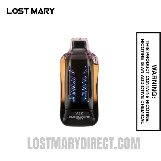 Sour Strawberry Peach Lost Mary VIZ 55K Disposable Vape