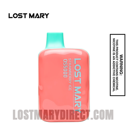 Strawberry Ice Lost Mary OS5000 Disposable Vape | 5000 Puffs Strawberry Ice Lost Mary OS5000 Disposable Vape | 5000 Puffs