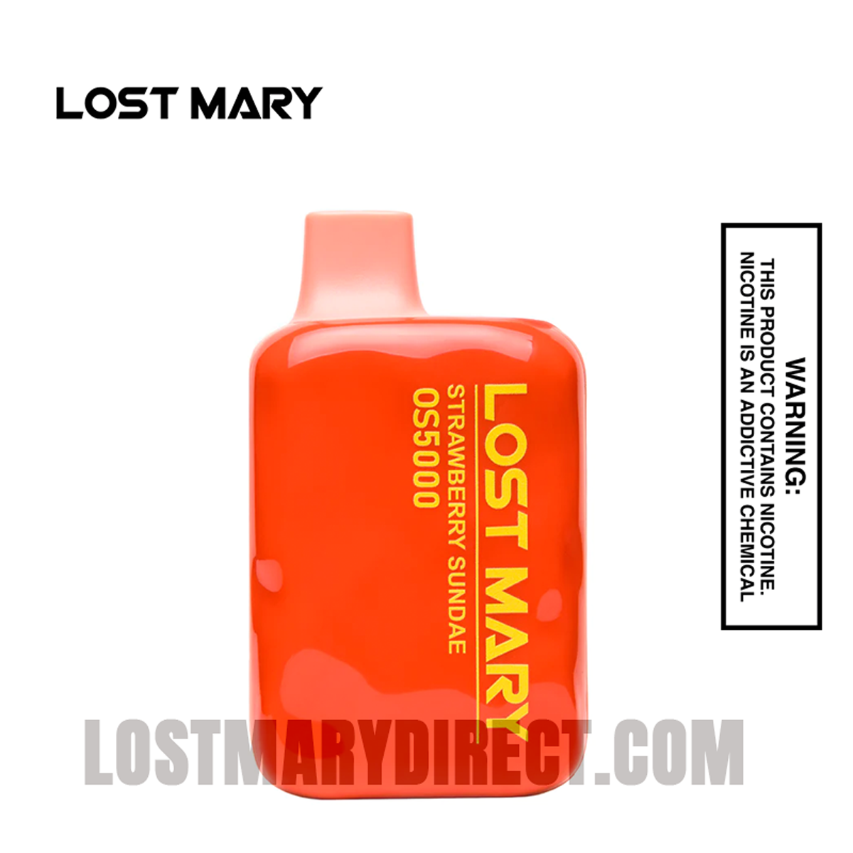 Buy Strawberry Sundae Lost Mary OS5000 Disposable Vape