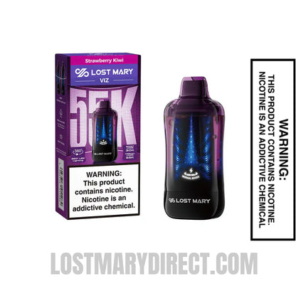 Strawberry Kiwi Lost Mary VIZ 55K Disposable Vape With Package Box