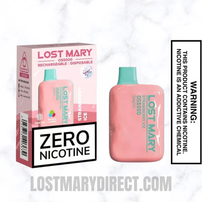 Strawberry Ice Lost Mary OS5000 Disposable Vape | 5000 Puffs Strawberry Ice Lost Mary OS5000 Disposable Vape | 5000 Puffs