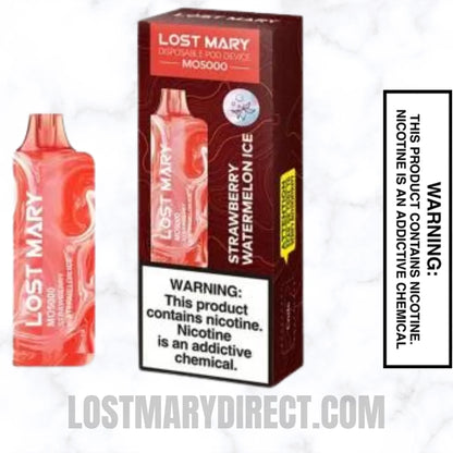 Strawberry Watermelon Ice Lost Mary MO5000 Disposable VapeWith Package Box
