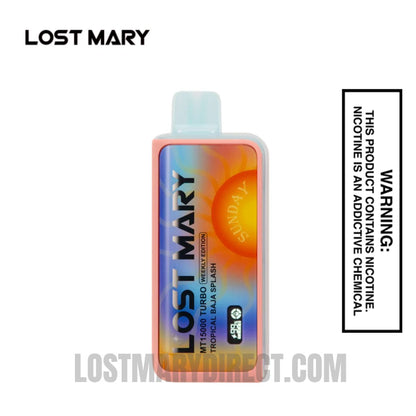 Buy Tropical Baja Splash Lost Mary MT15000 TURBO (Sunday) Buy Tropical Baja Splash Lost Mary MT15000 TURBO (Sunday)