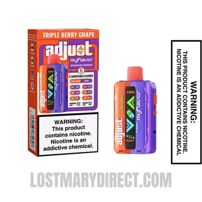 Triple Berry Grape Adjust MyFlavor Package