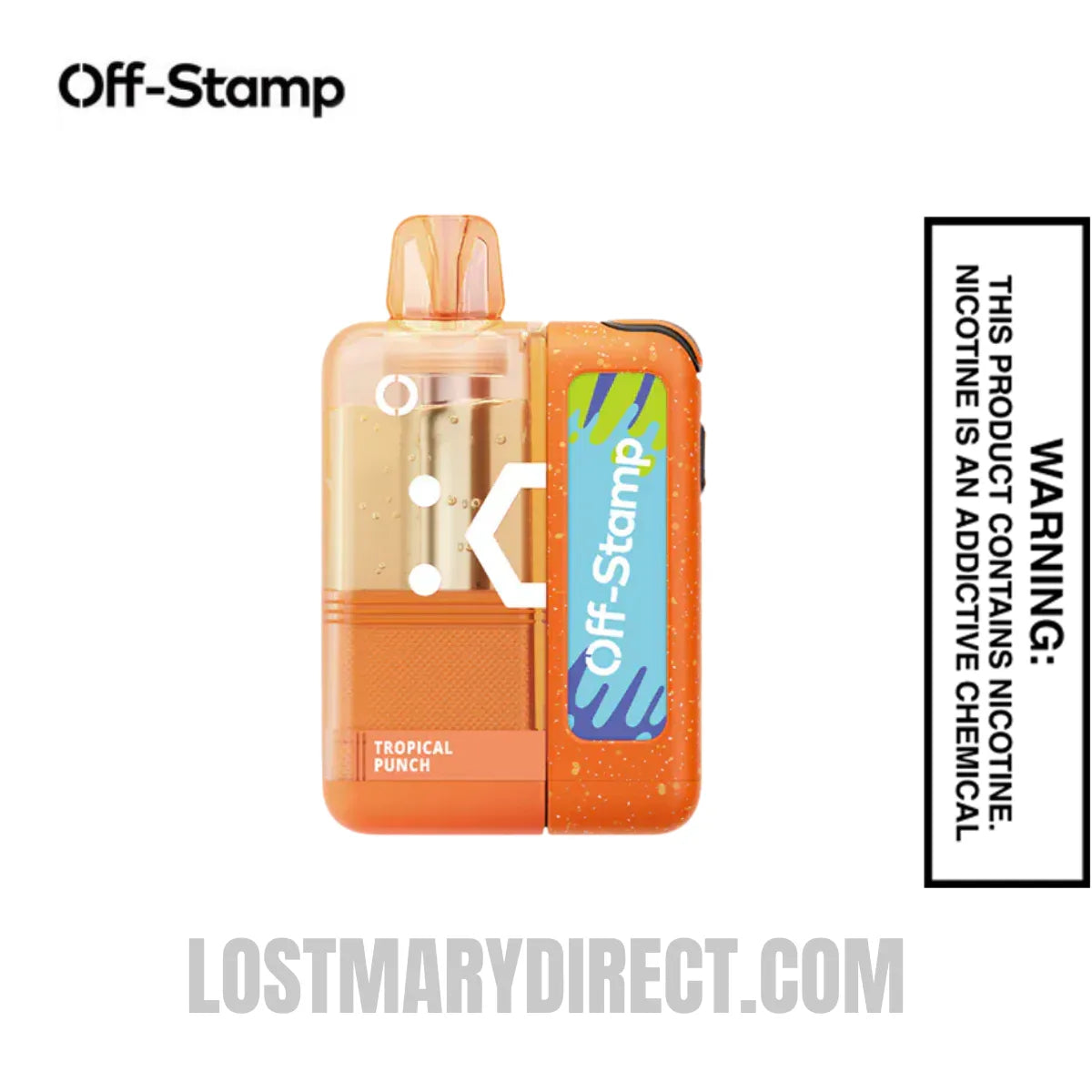 Tropical Punch Off Stamp X Crystal Cube 35K Disposable Vape Kit