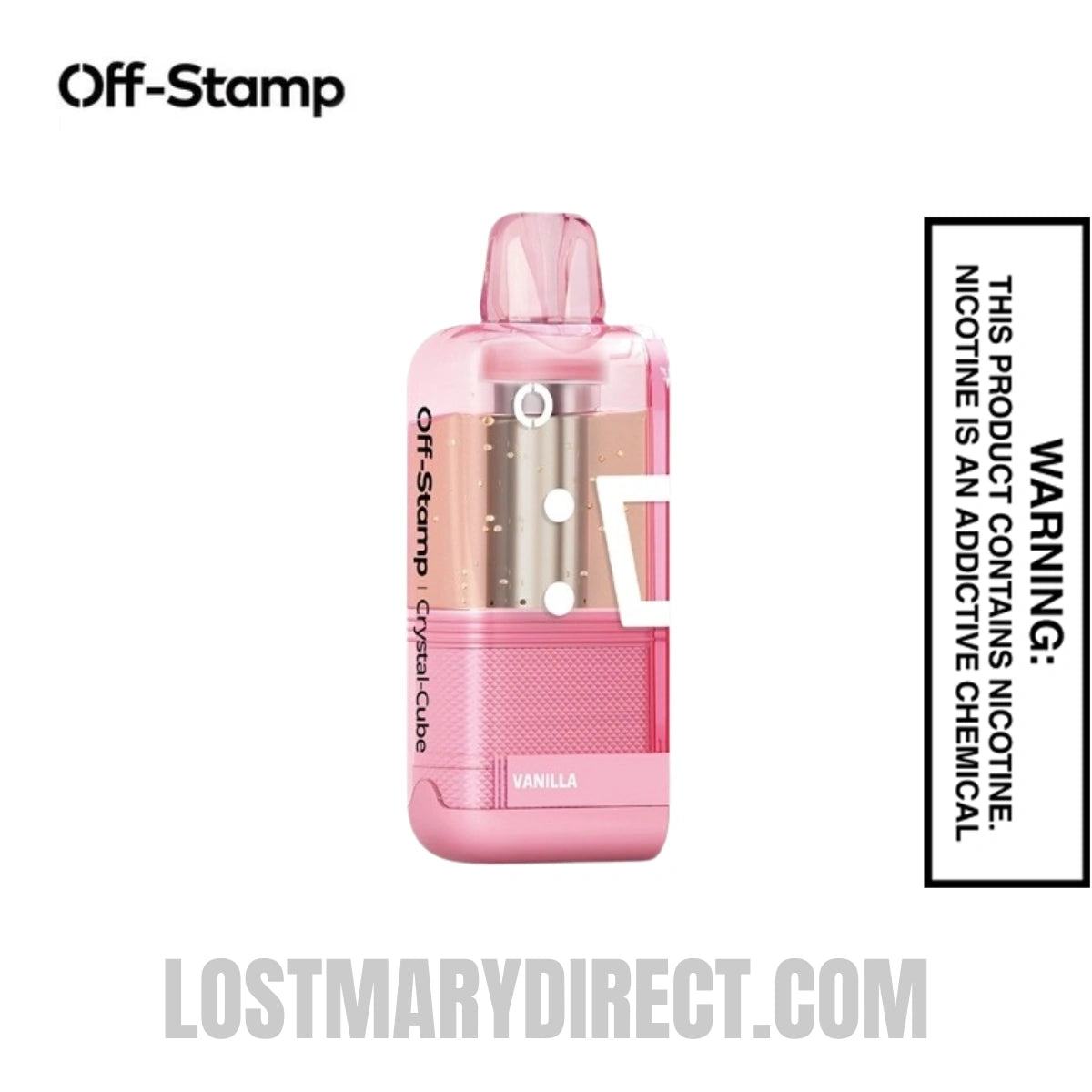 Vanilla Off Stamp X Cube Crystal Cube 35K Vape Pod