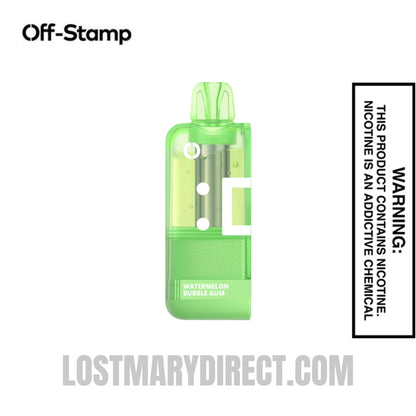 Watermelon Bubble Gum Off Stamp X Crystal Cube 35K Disposable Vape Pod