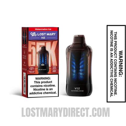 Watermelon Ice Lost Mary VIZ 55K Disposable Vape With Package Box