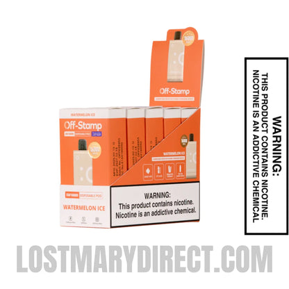 Watermelon Ice Off-Stamp SW16000 Disposable Pod Bundle Box