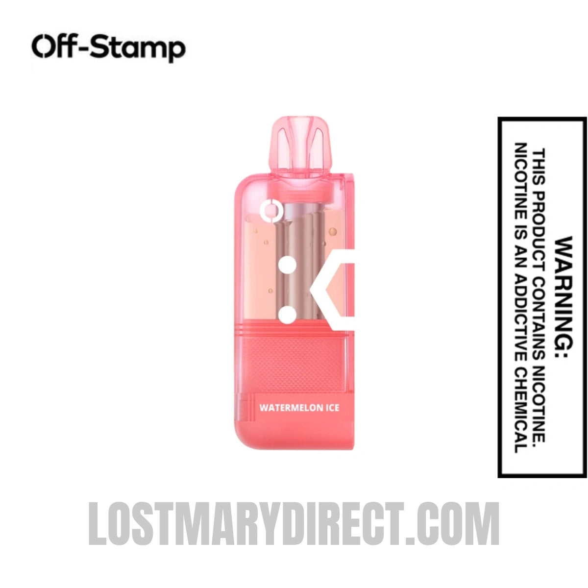 Watermelon Ice Off Stamp X Crystal Cube 35K Disposable Vape Pod