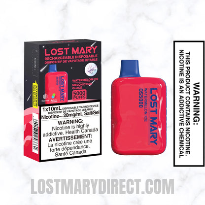 Watermelon Lost Mary OS5000 Disposable Vape | 5000 Puffs Watermelon Lost Mary OS5000 Disposable Vape | 5000 Puffs