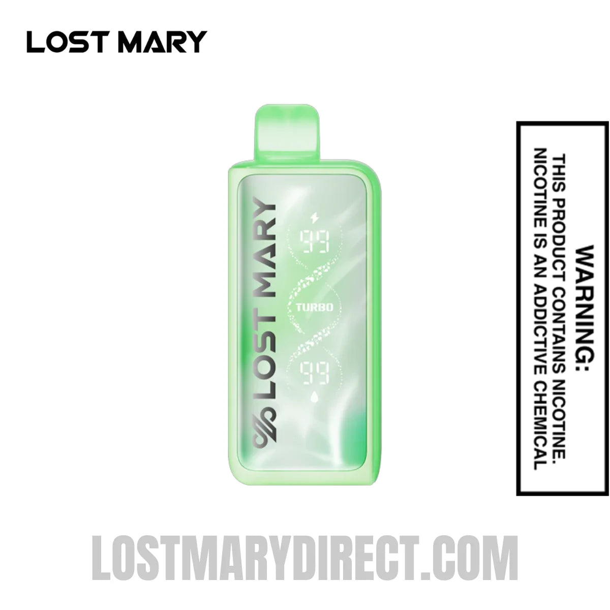Winter Mint Lost Mary MT35000 Turbo Vape