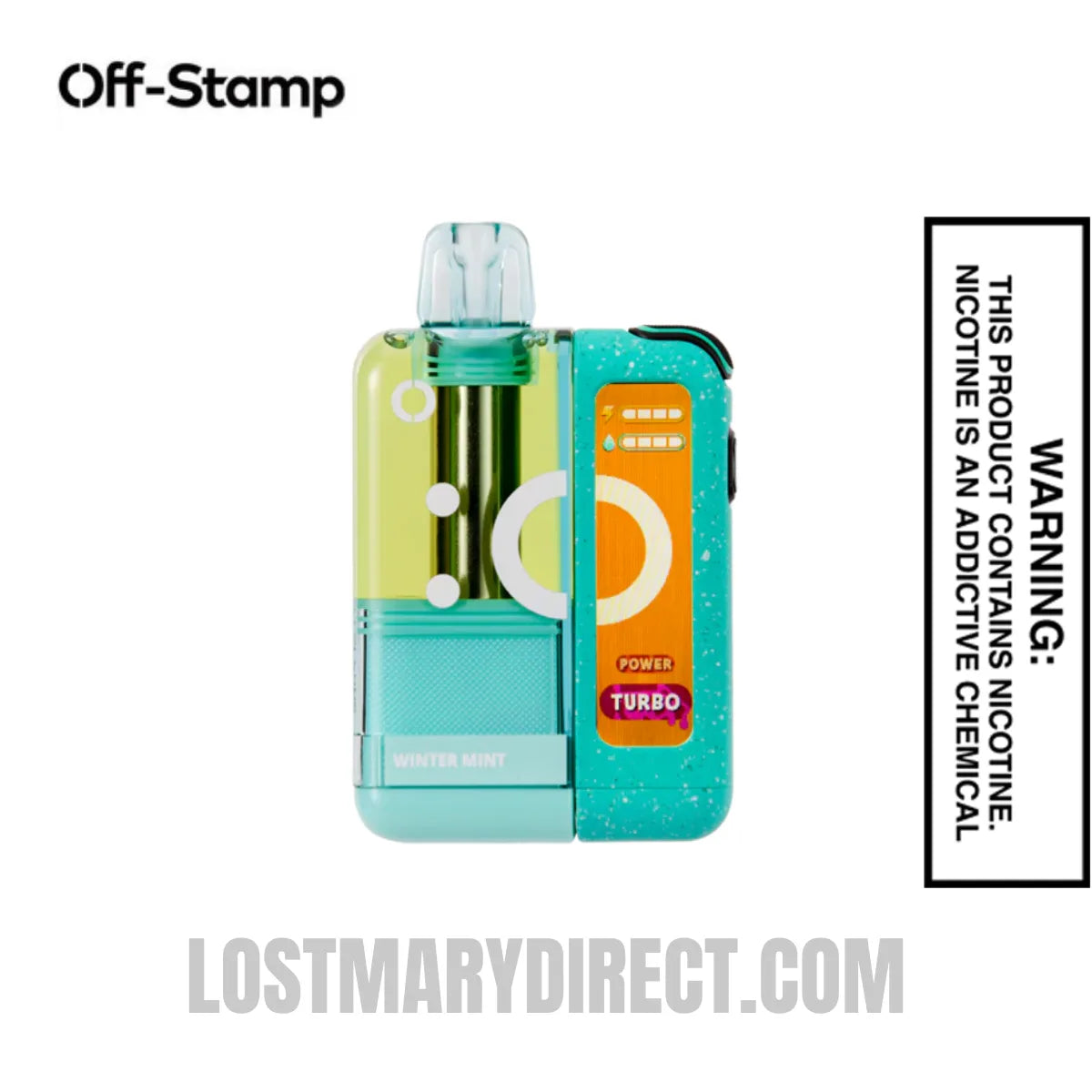 Winter Mint Off Stamp X Crystal Cube 35K Disposable Vape Kit