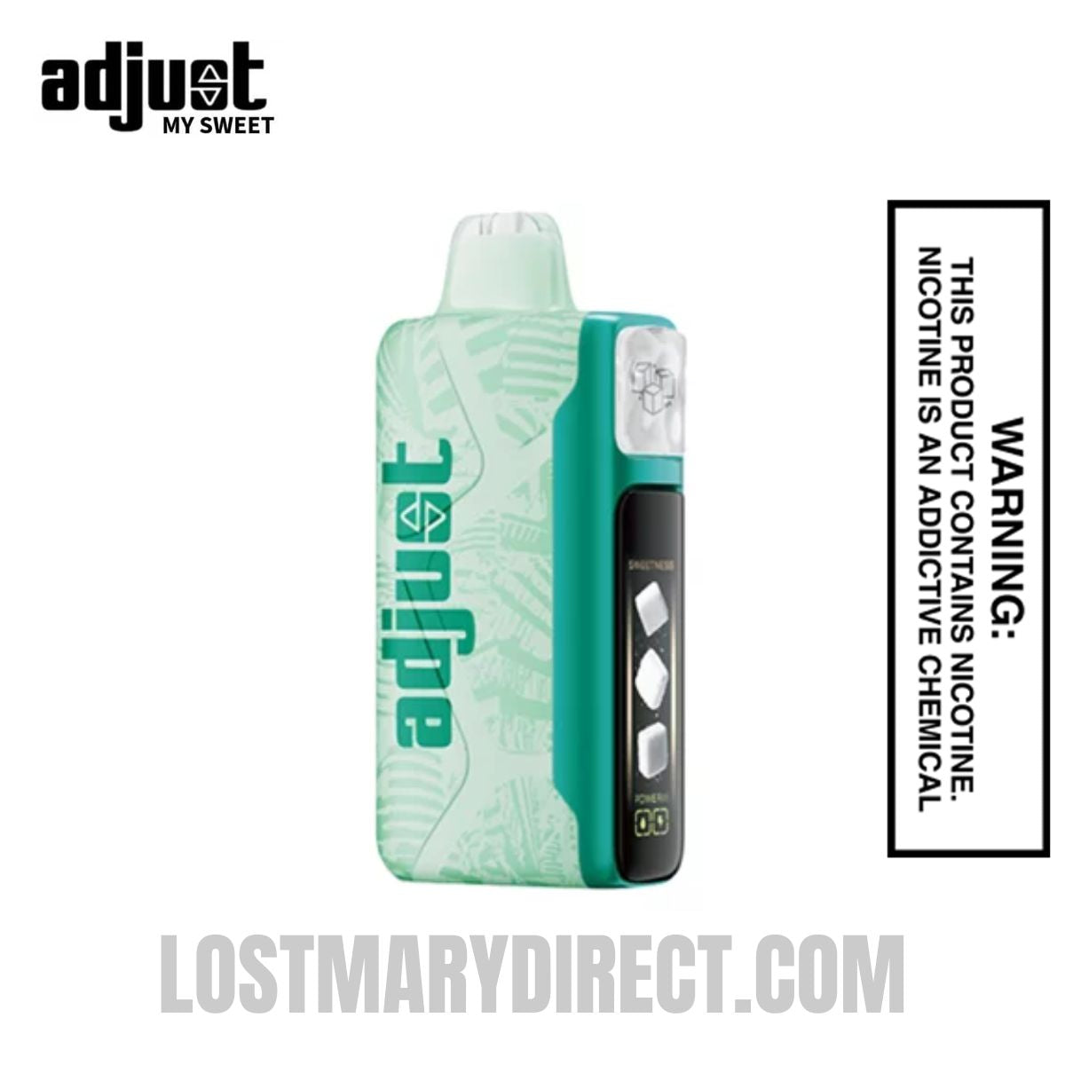 Wintergreen Savers Adjust Mysweet 40k Disposable Vape