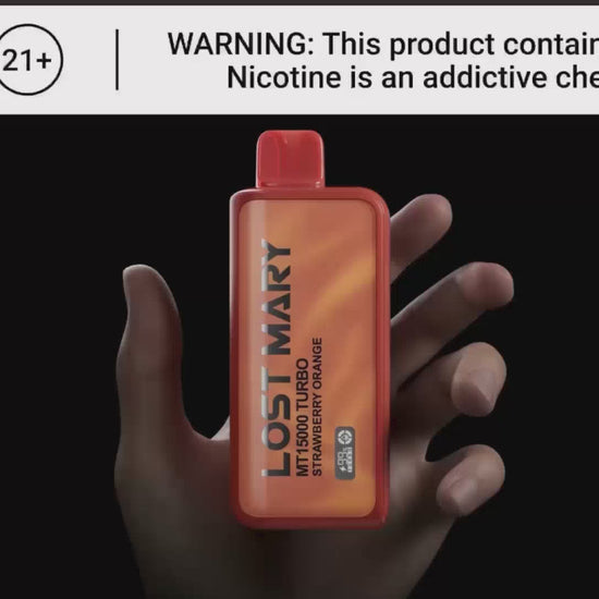 LOST MARY Turbo MT15000 Disposable Vape Products Information Video