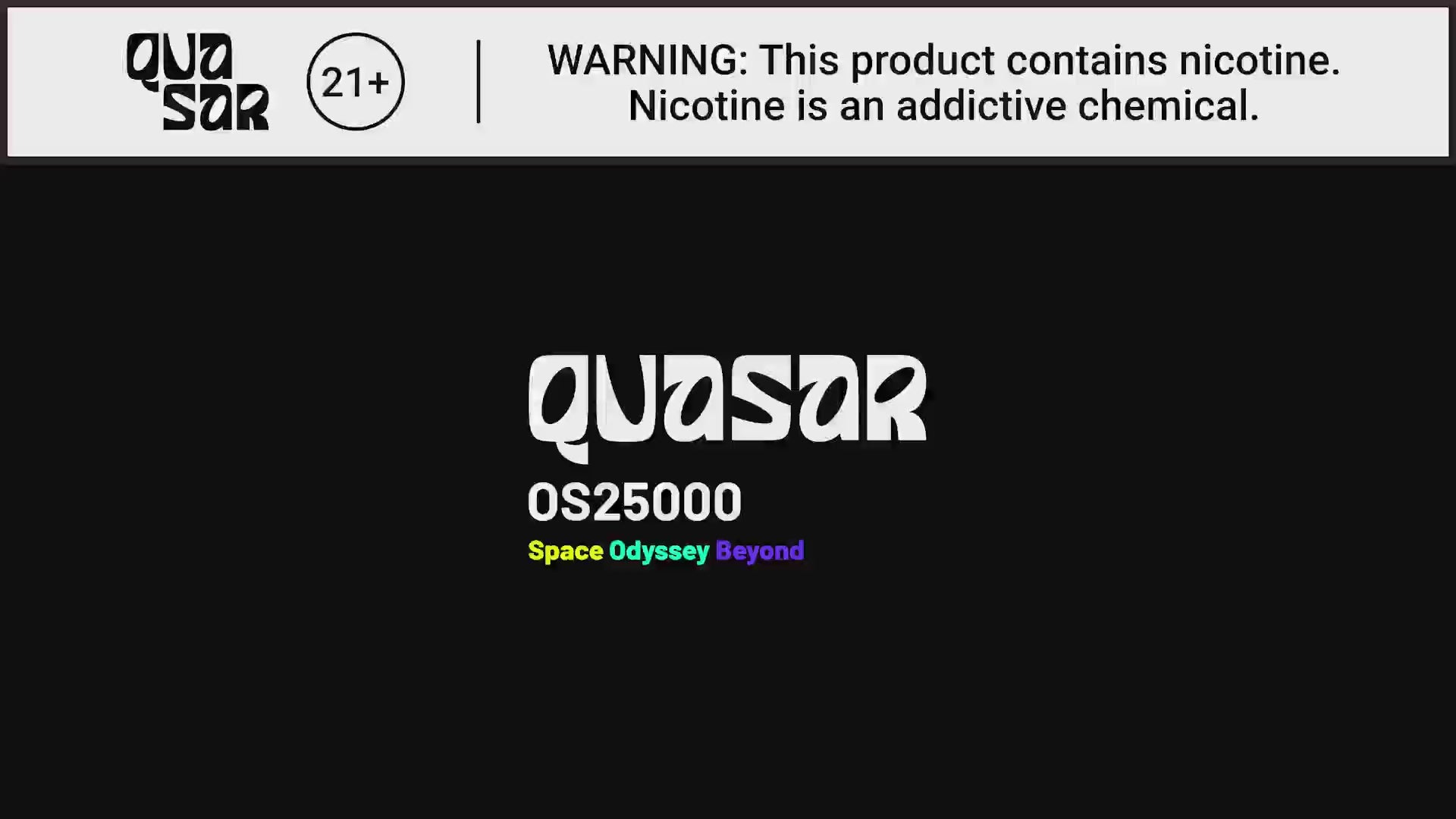 Lost Mary Quasar OS25000 Disposable Vape Product Detail video