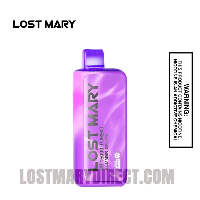 Buy Summer Grape Lost Mary MT15000 TURBO Vape | 15000 Puffs