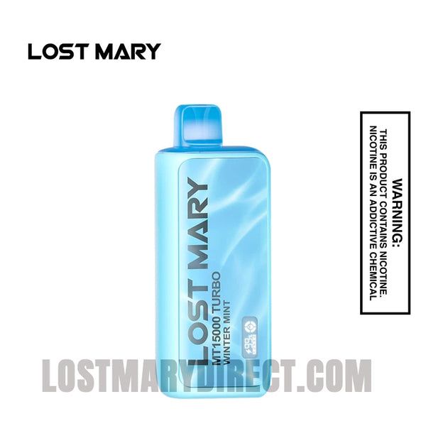 Winter Mint Lost Mary MT15000 TURBO Vape | 15000 Puffs